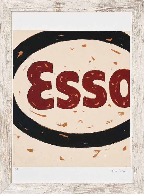 Mario Schifano - Propaganda - Esso