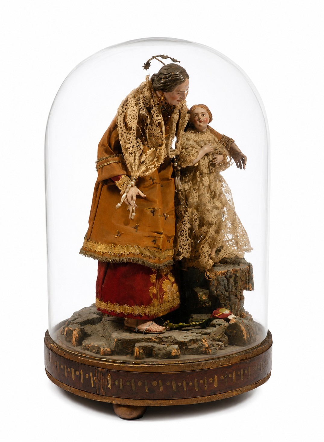 Manifattura napoletana, Sant'Anna e la Madonna bambina