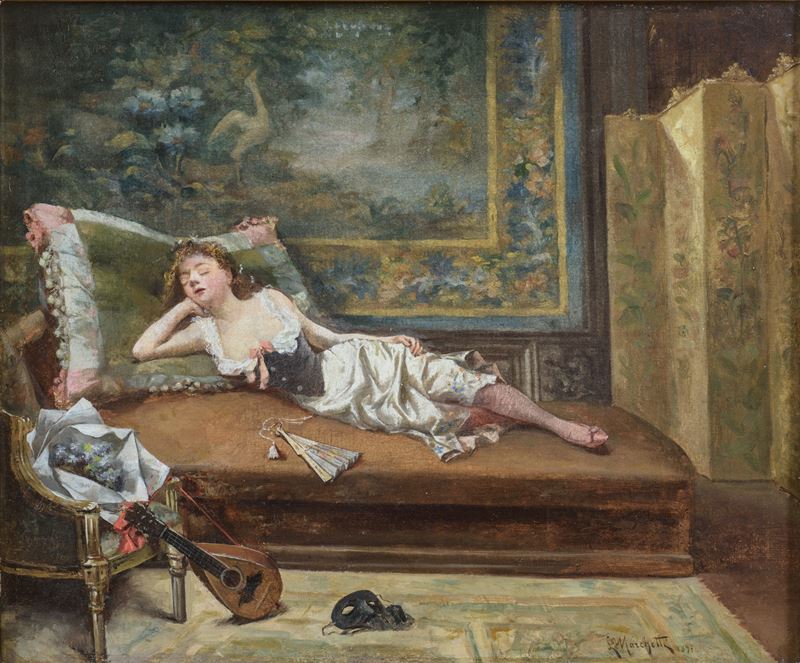 Fanciulla in dormeuse