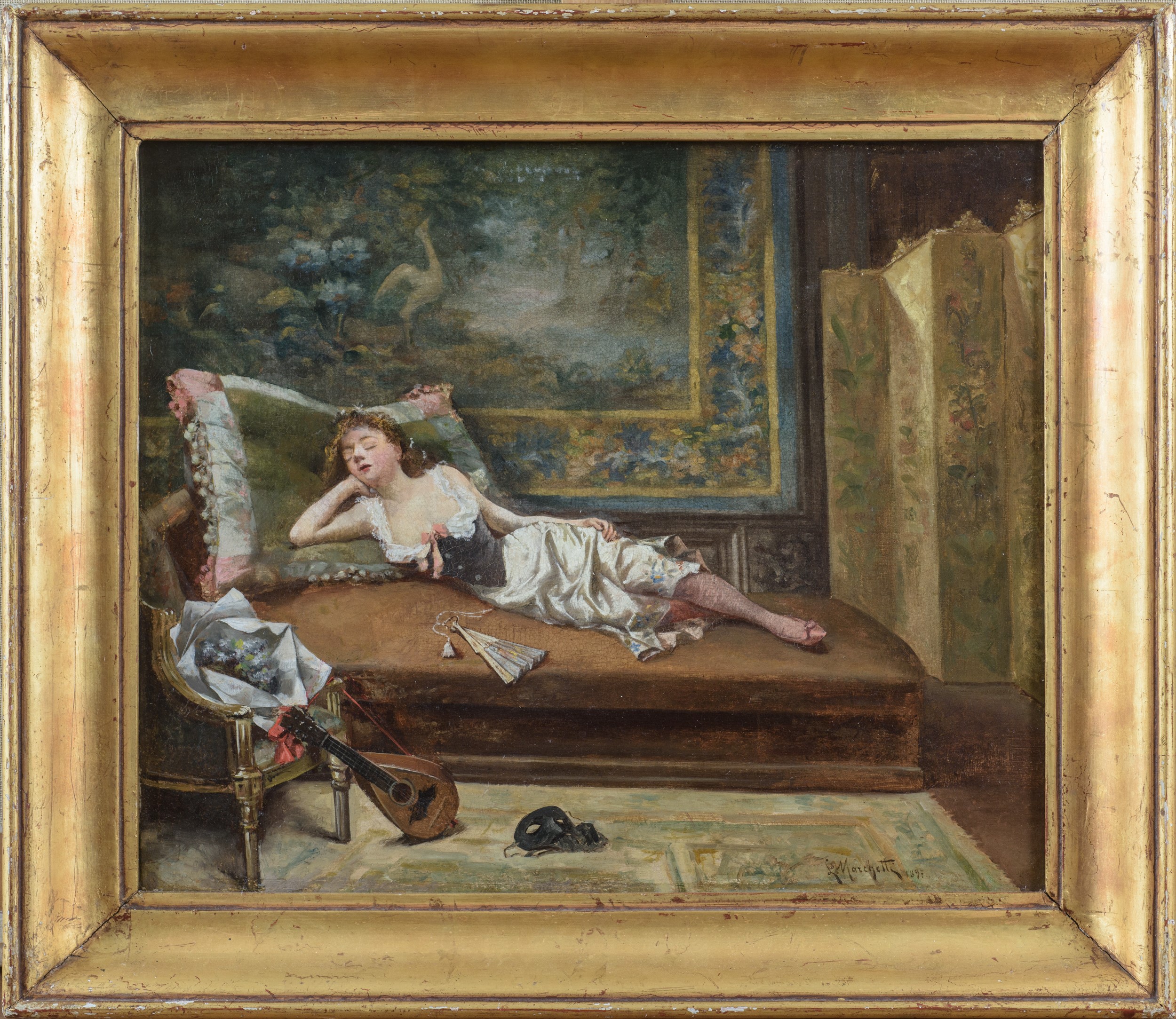 Fanciulla in dormeuse