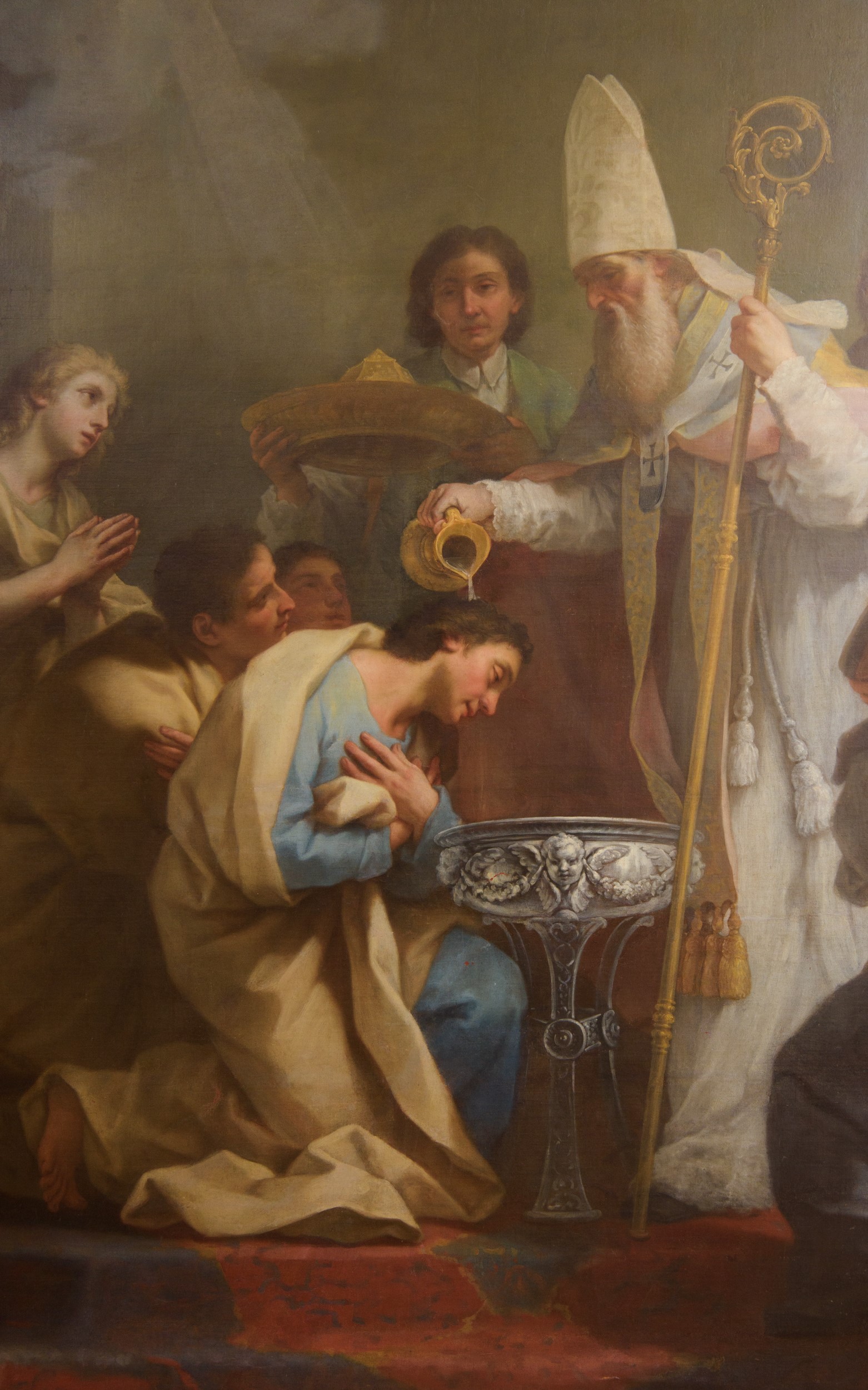 San Carlo Borromeo amministra il battesimo