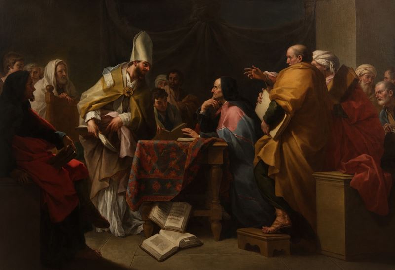 Disputa teologica tra santi e dottori della Chiesa