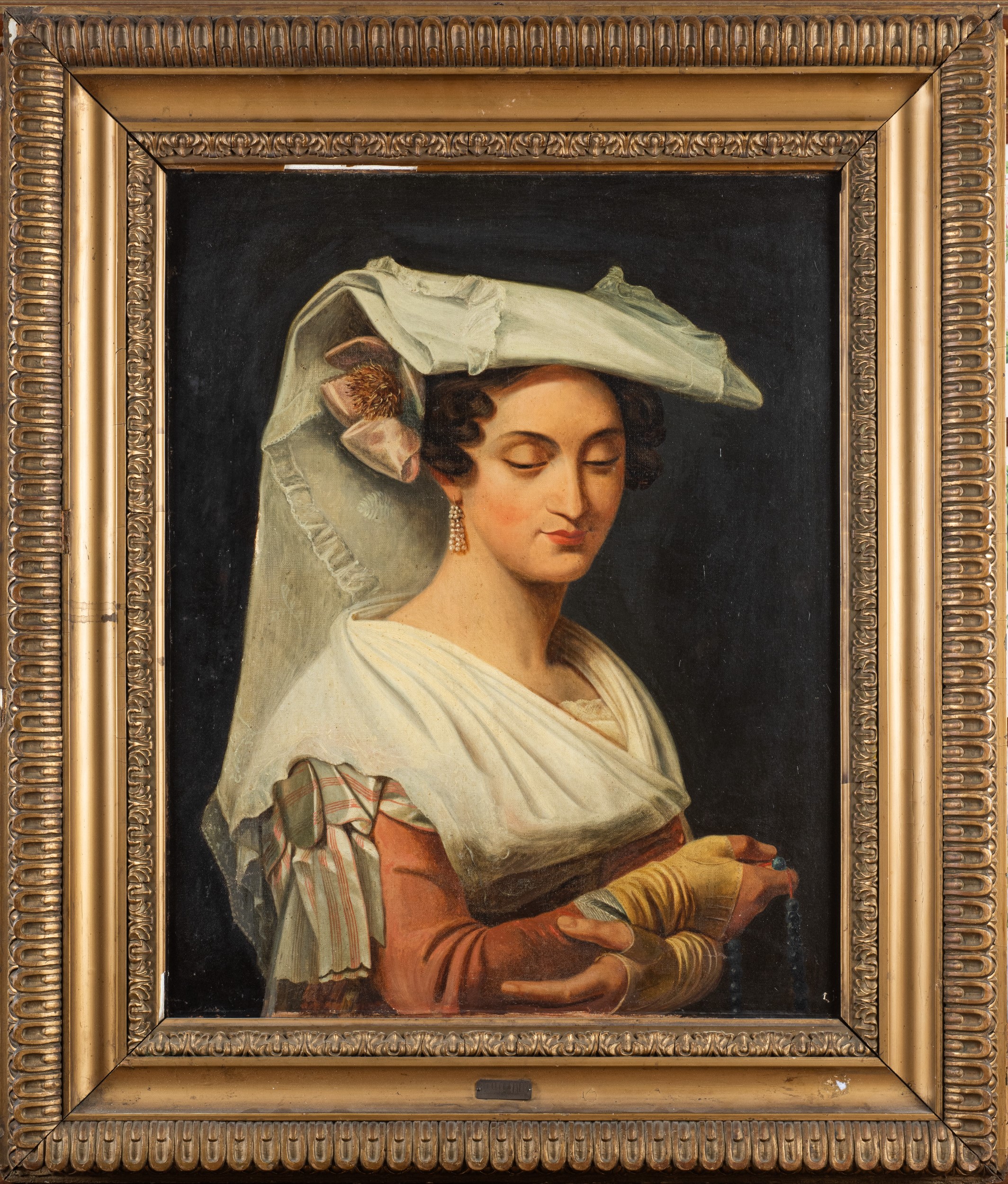 Ritratto di dama a mezzobusto