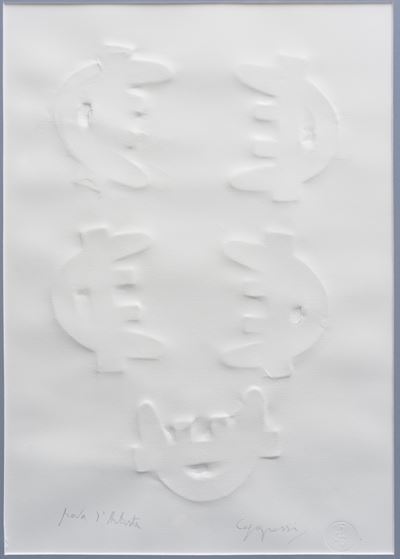 Rilievo bianco, calcografia su carta