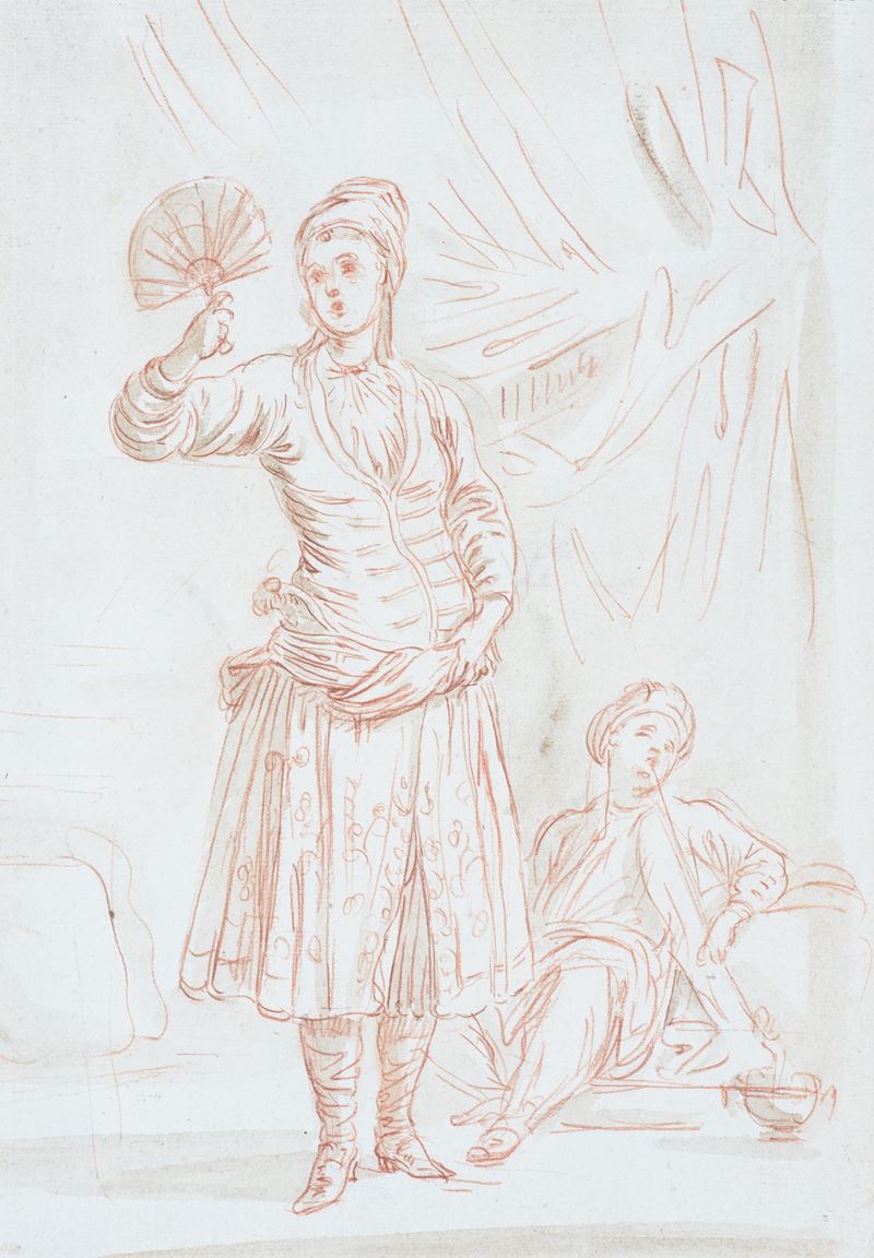 Studio di figure in costumi orientali