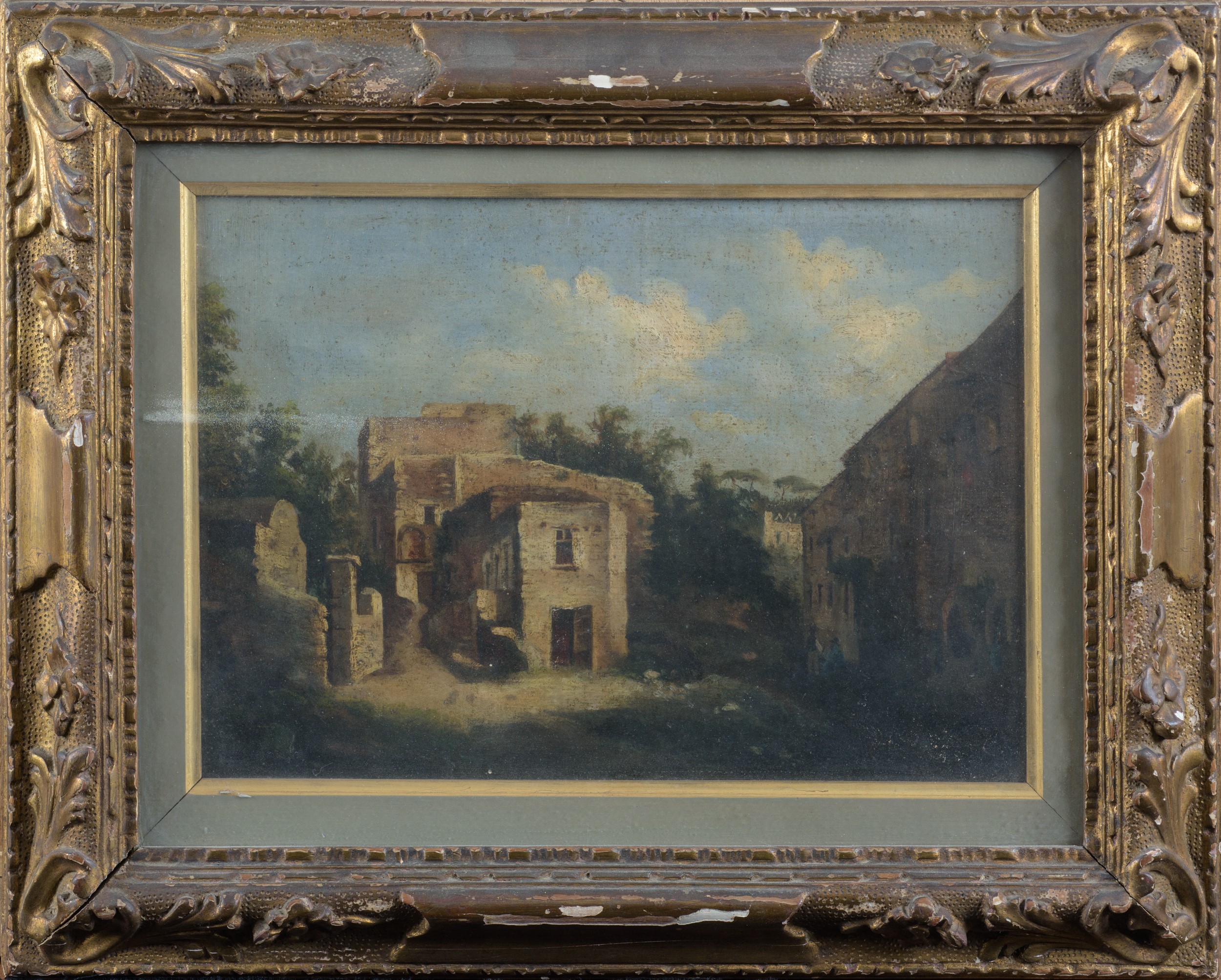 Scorcio architettonico con figure