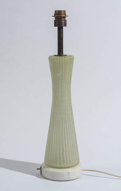 Lampada da tavolo in vetro soffiato