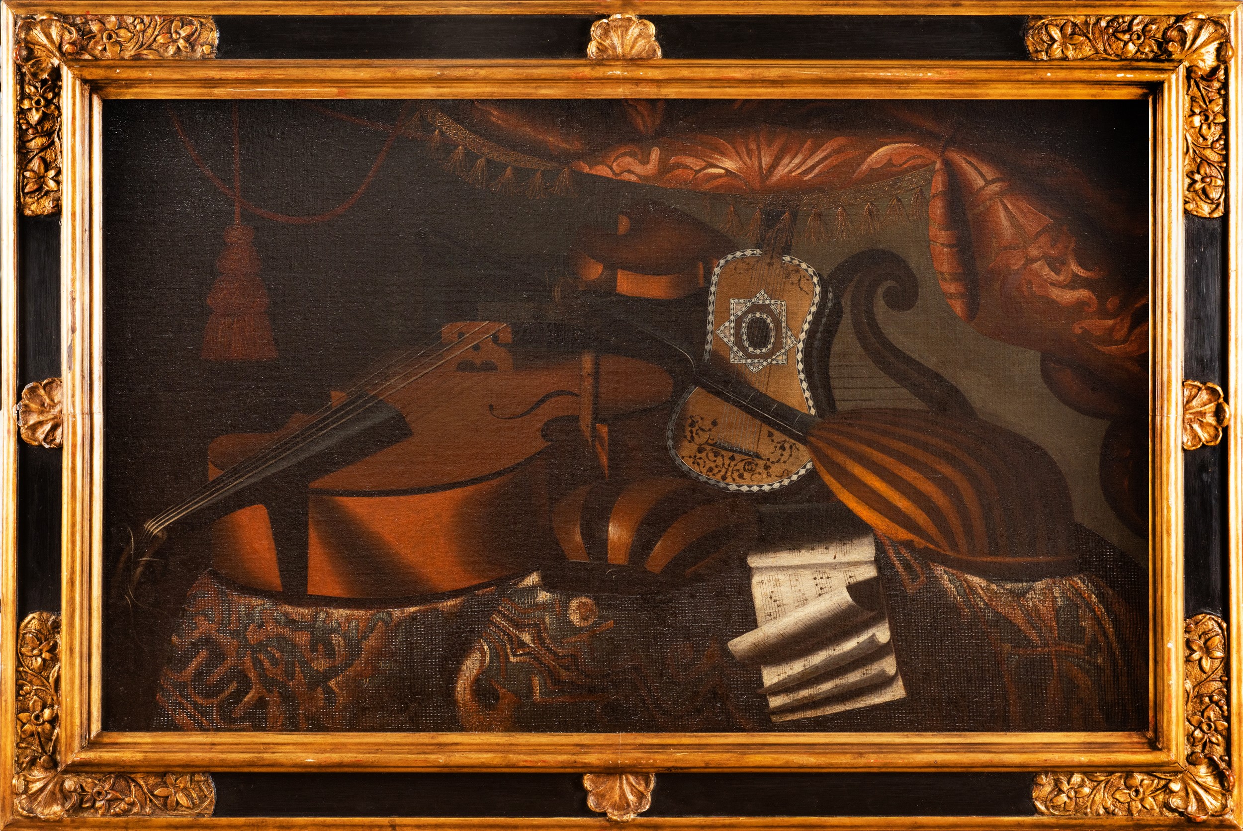 Natura morta con strumenti musicali