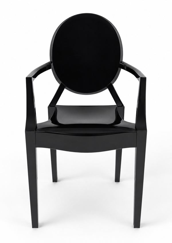 Philippe Starck - Sedia con braccioli, mod. Louis Ghost