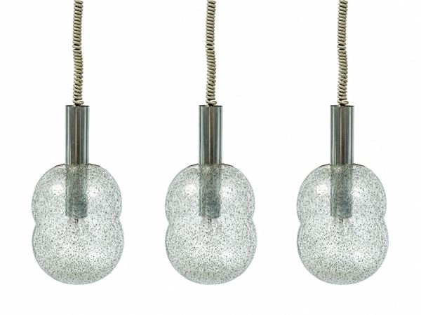 Tobia Scarpa - Tre lampade a sospensione, mod. Bilobo