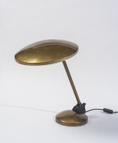 Aluminor, Lampada da tavolo “Ufo” in ottone