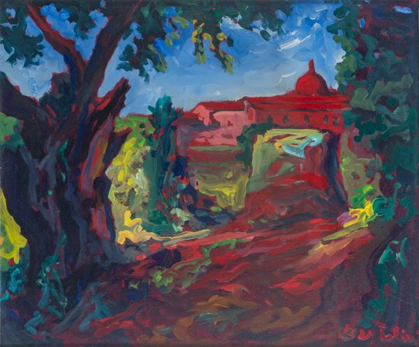 Giuseppe Bertolini - Veduta di Roma