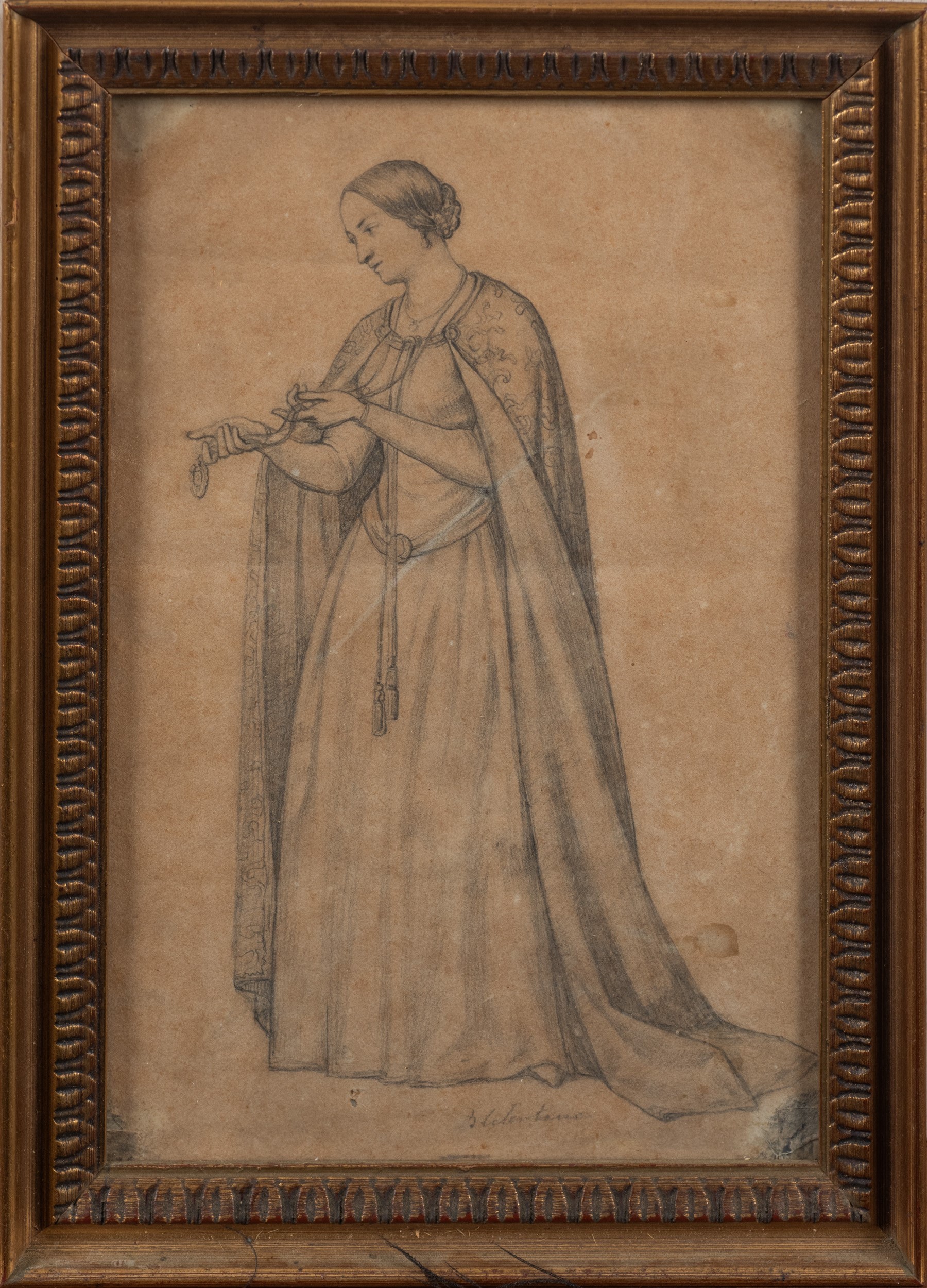 Bernardo Celentano - Studio di figura femminile