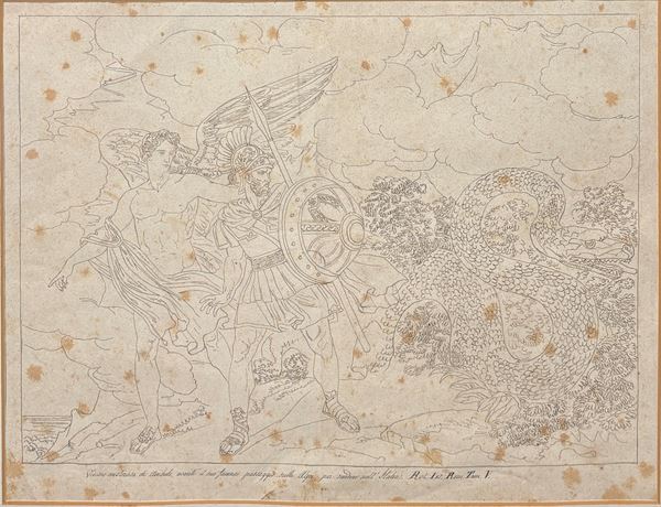 Bartolomeo Pinelli - Visione misteriosa di Annibale