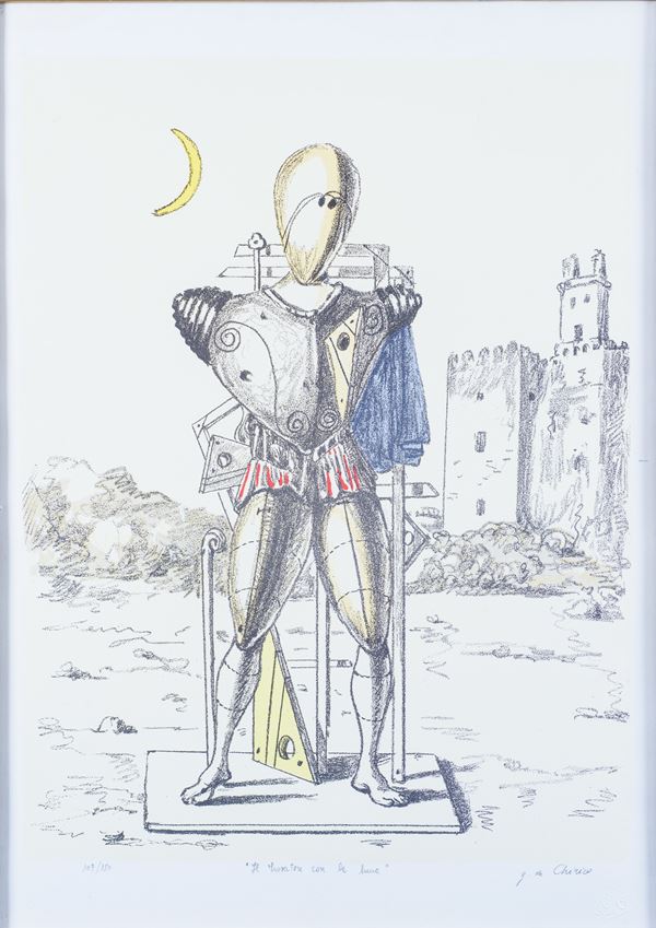 Giorgio De Chirico - Il trovatore con la luna