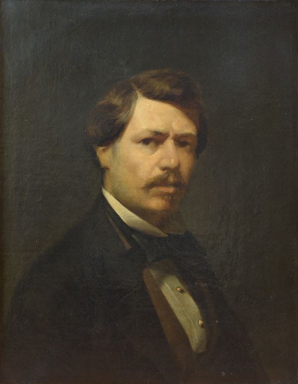Domenico Morelli - Ritratto di gentiluomo