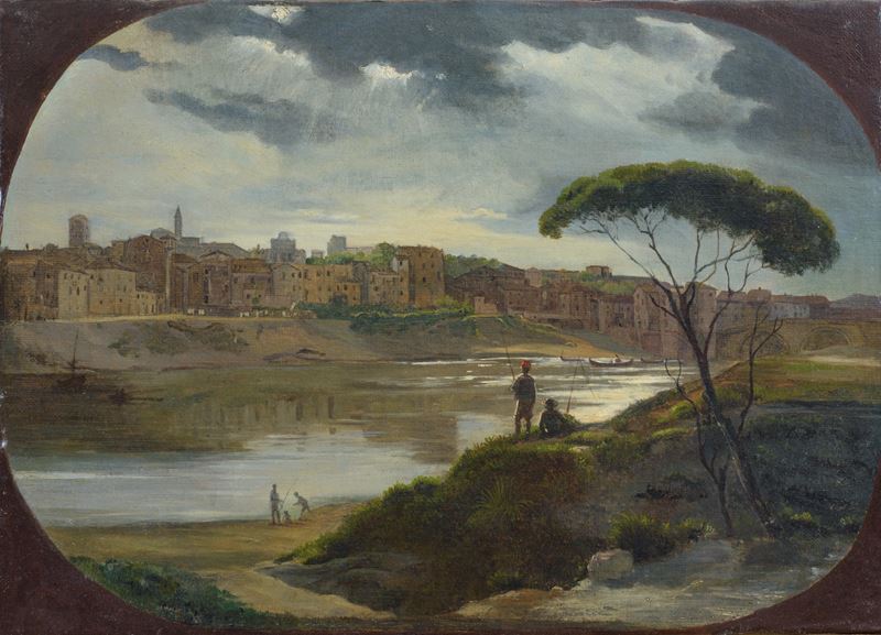 Scuola italiana, Veduta di Firenze dalla Pescaglia di San Nicolò