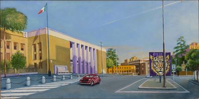 La Sapienza, olio su tela (2022)
