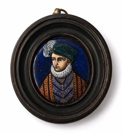 Miniatura in smalti su vetro, Limoges, XIX secolo