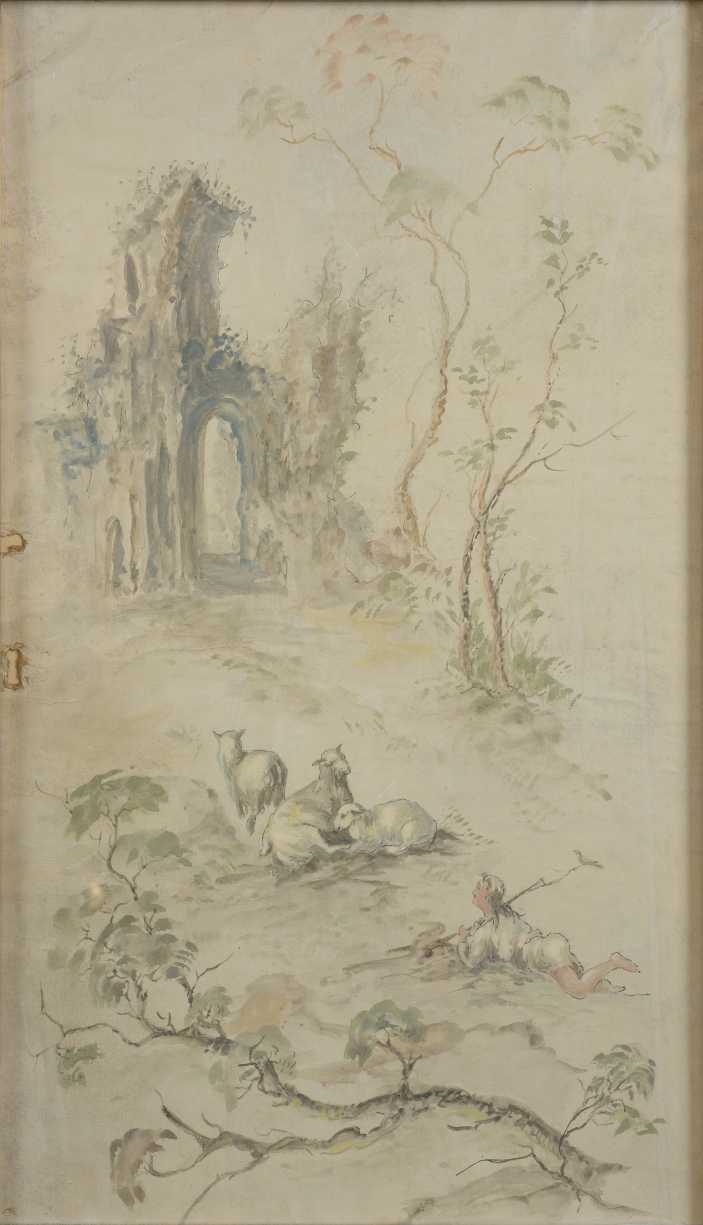 Serie di quindici tempere, Francia, seconda metà del XVIII secolo, tempera su carta