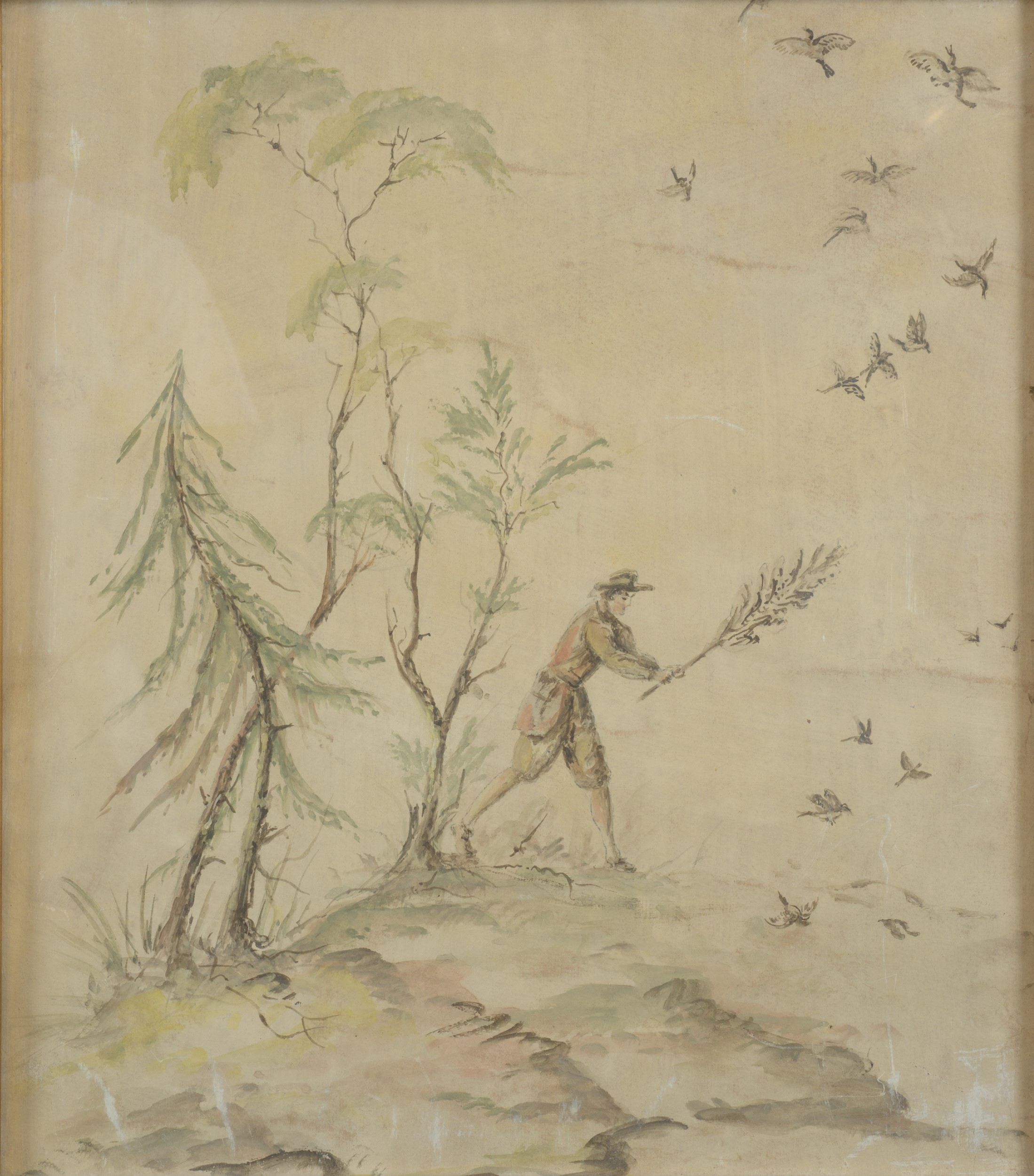 Serie di quindici tempere, Francia, seconda metà del XVIII secolo, tempera su carta