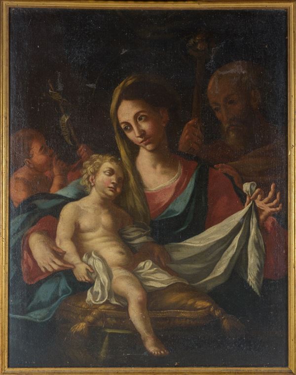 Sacra famiglia con San Giovannino