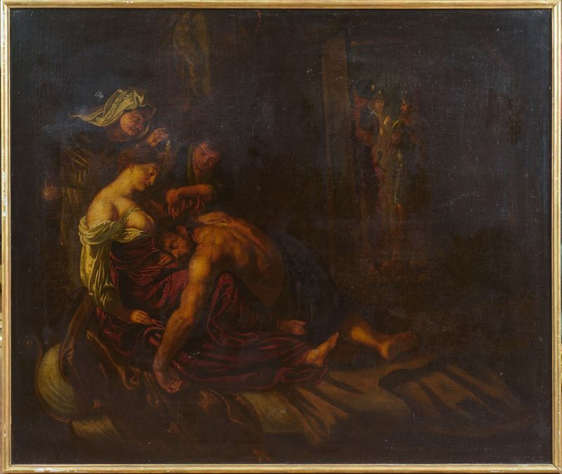 Pieter Paul Rubens - Sansone e Dalila, olio su tela