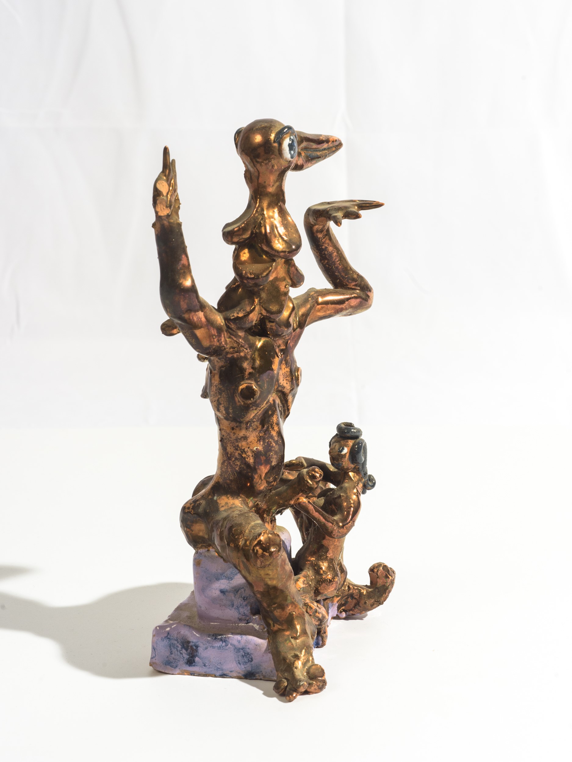 Louis Rosen Schmidt - Scena erotica in ceramica invetriata (1969)