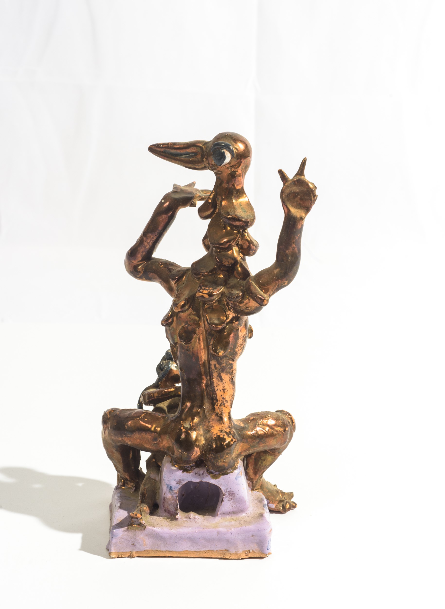 Louis Rosen Schmidt - Scena erotica in ceramica invetriata (1969)