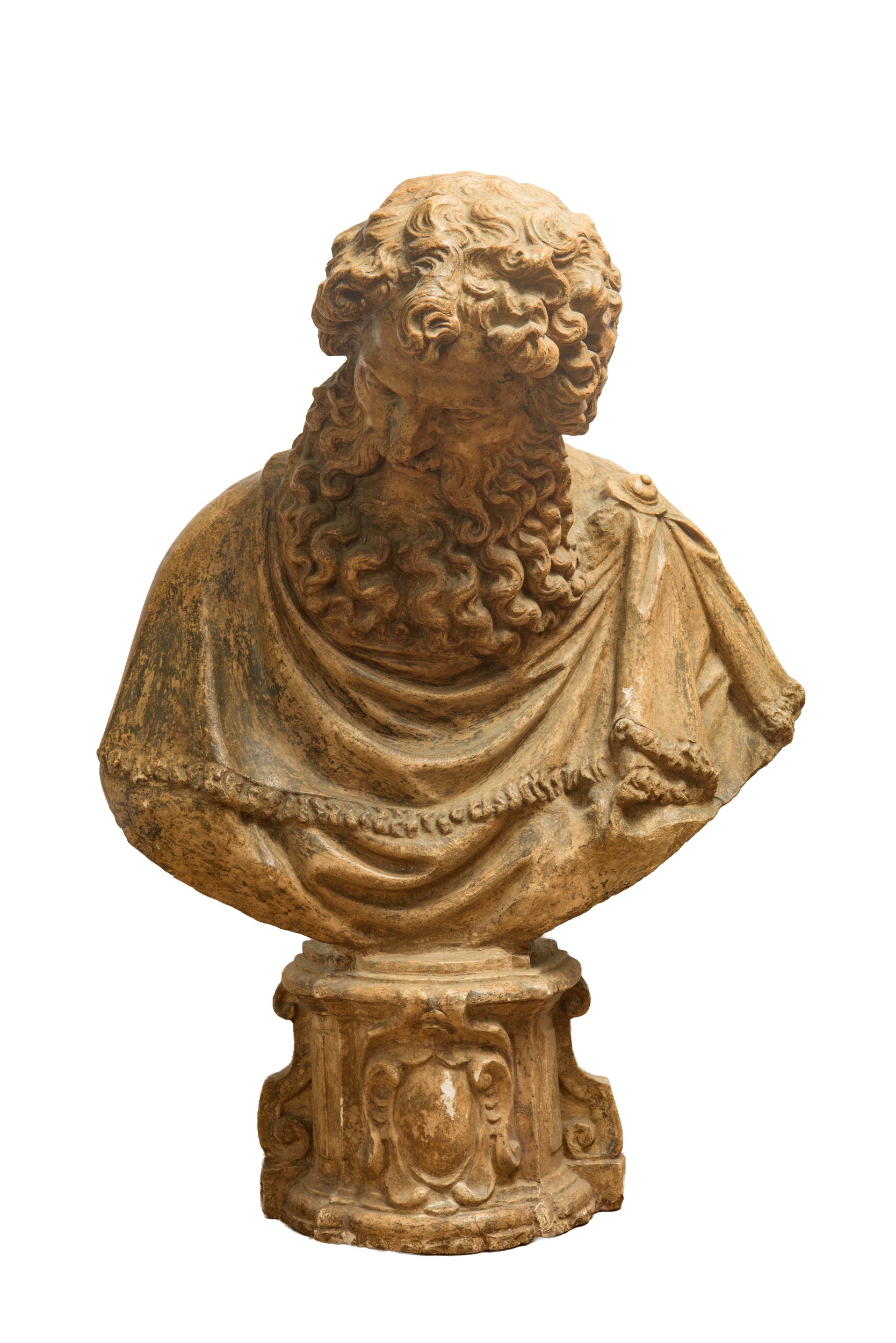 Due Busti in Stucco Romano