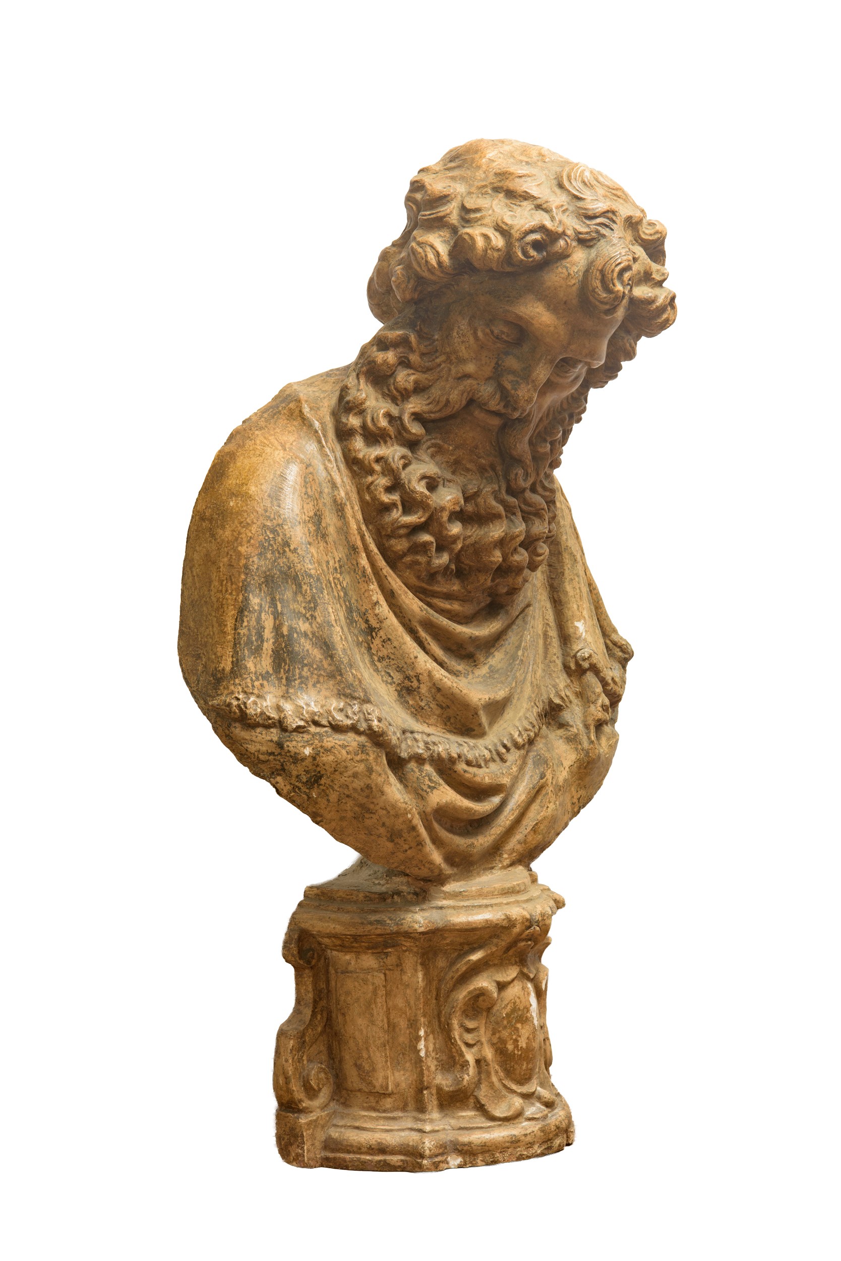 Due Busti in Stucco Romano