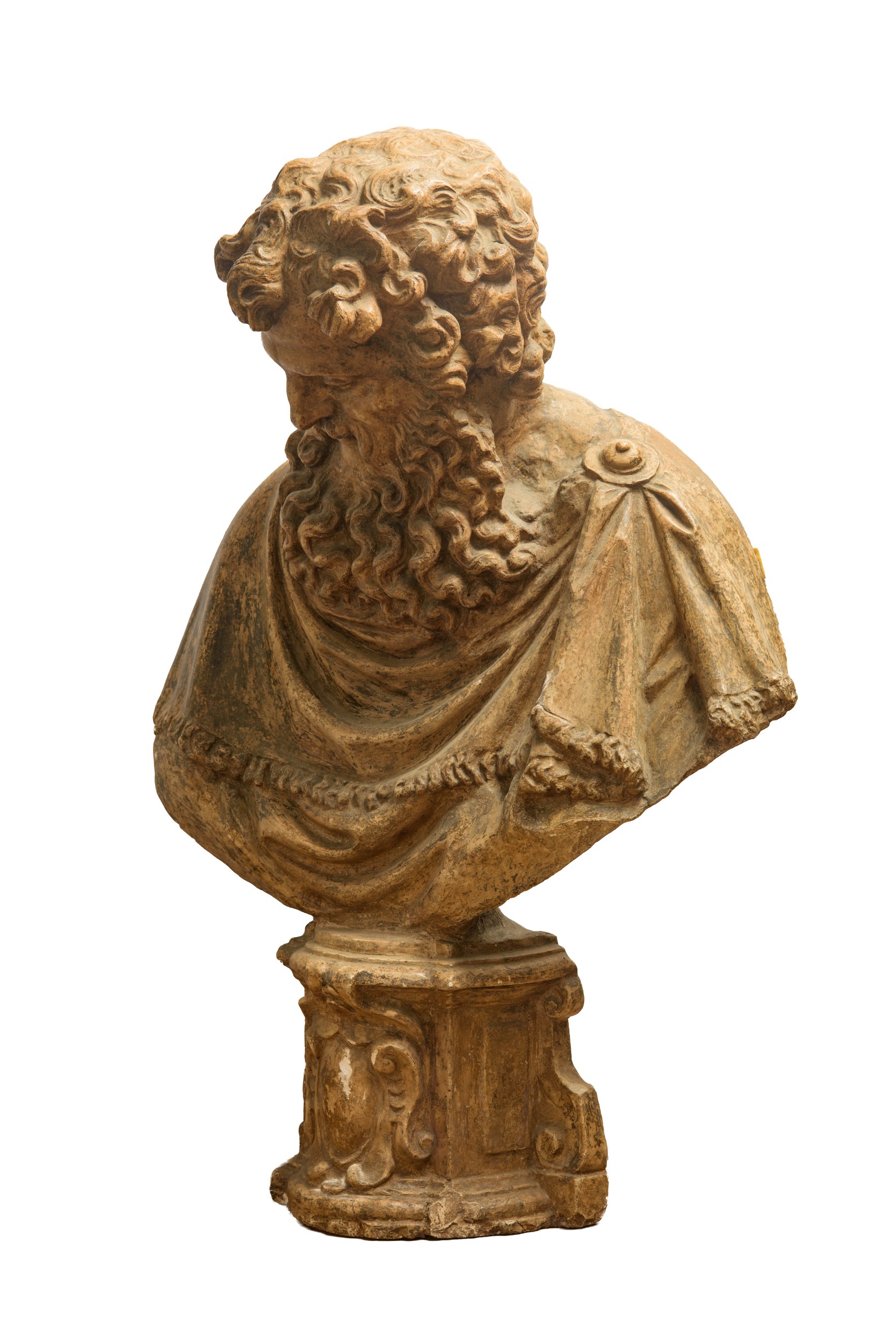 Due Busti in Stucco Romano