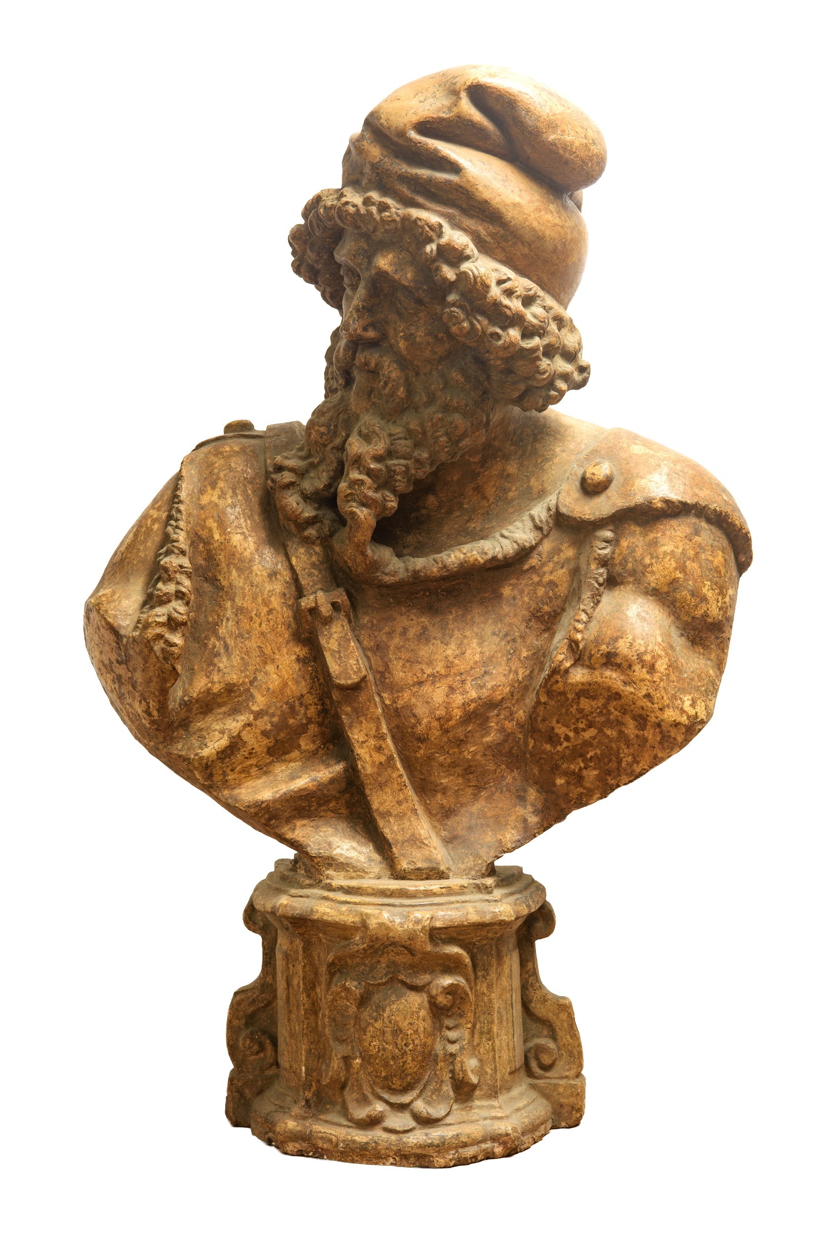 Due Busti in Stucco Romano