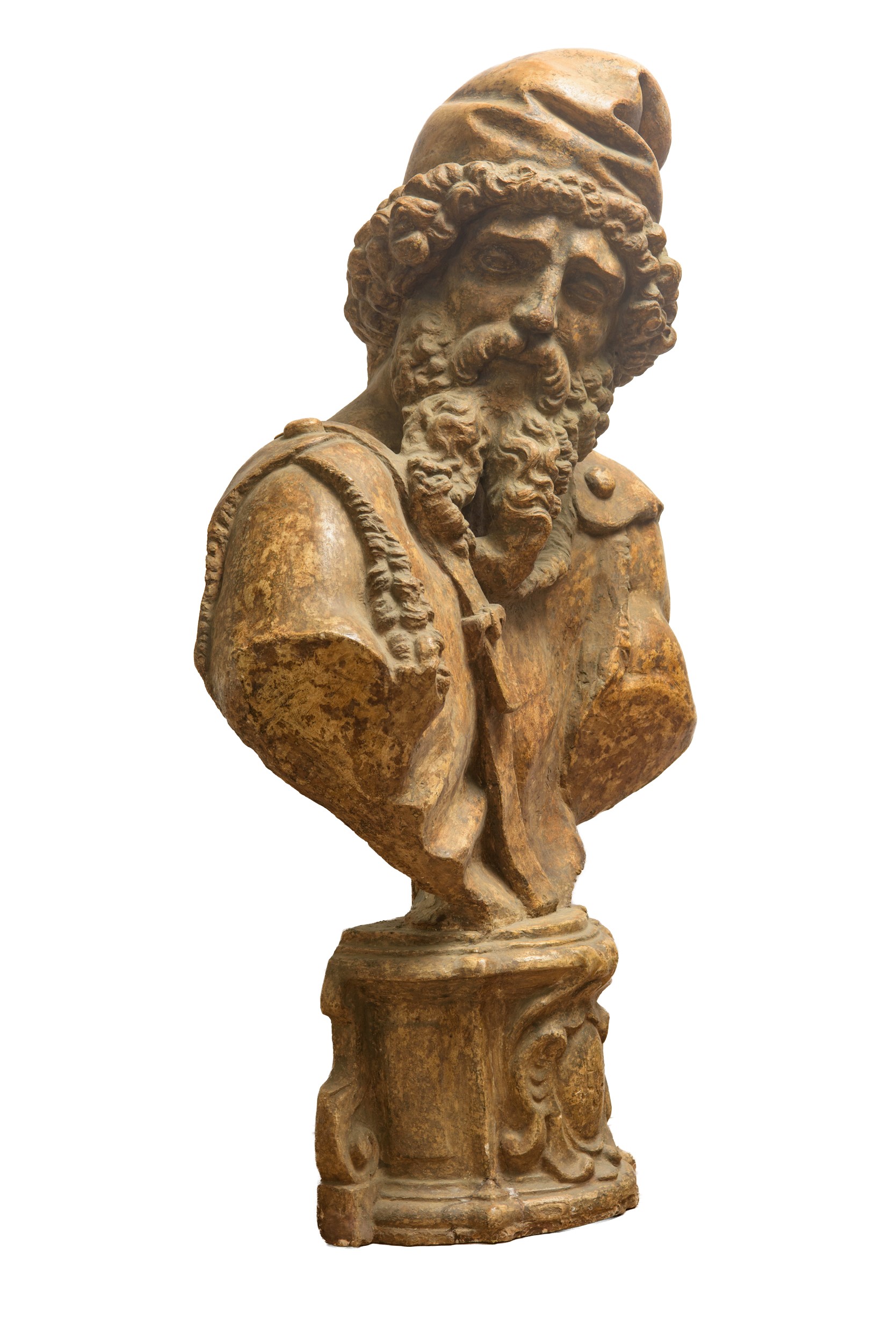 Due Busti in Stucco Romano