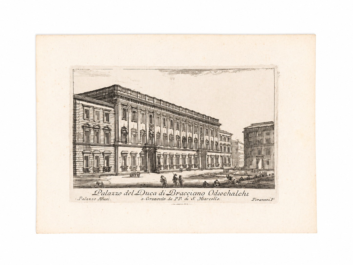 Giovanni Battista Piranesi - Tre incisioni tratte da «Varie Vedute di Roma Antica e Moderna»