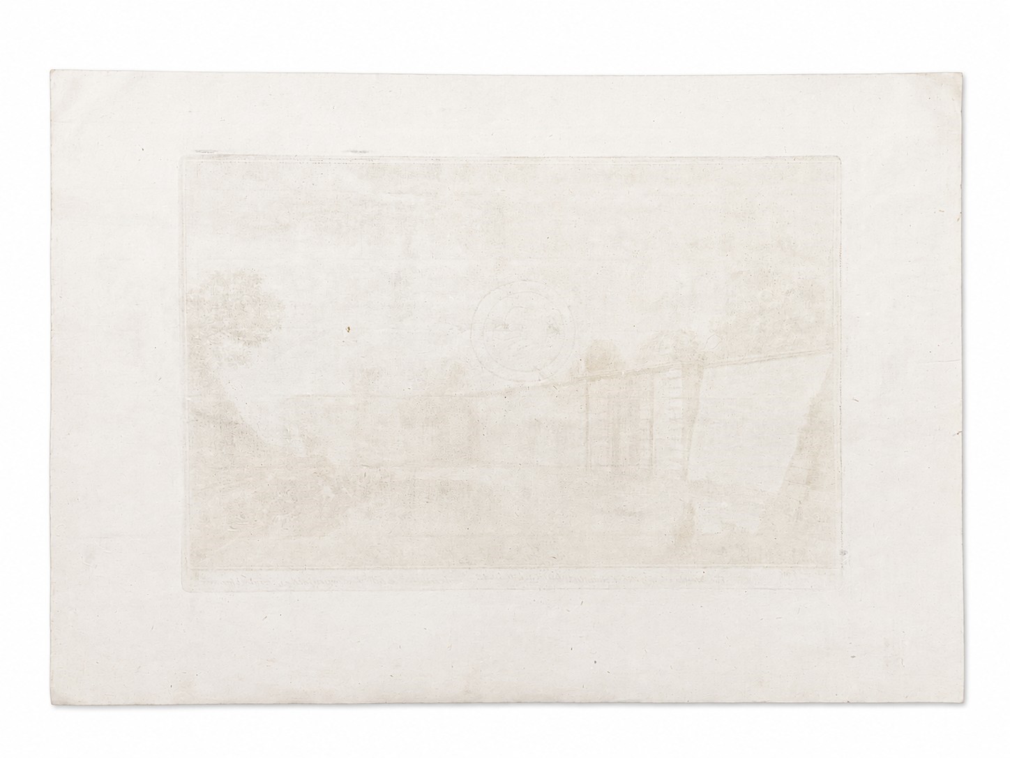 Giuseppe Vasi - Porta Pertusa (veduta settecentesca), acquaforte e bulino