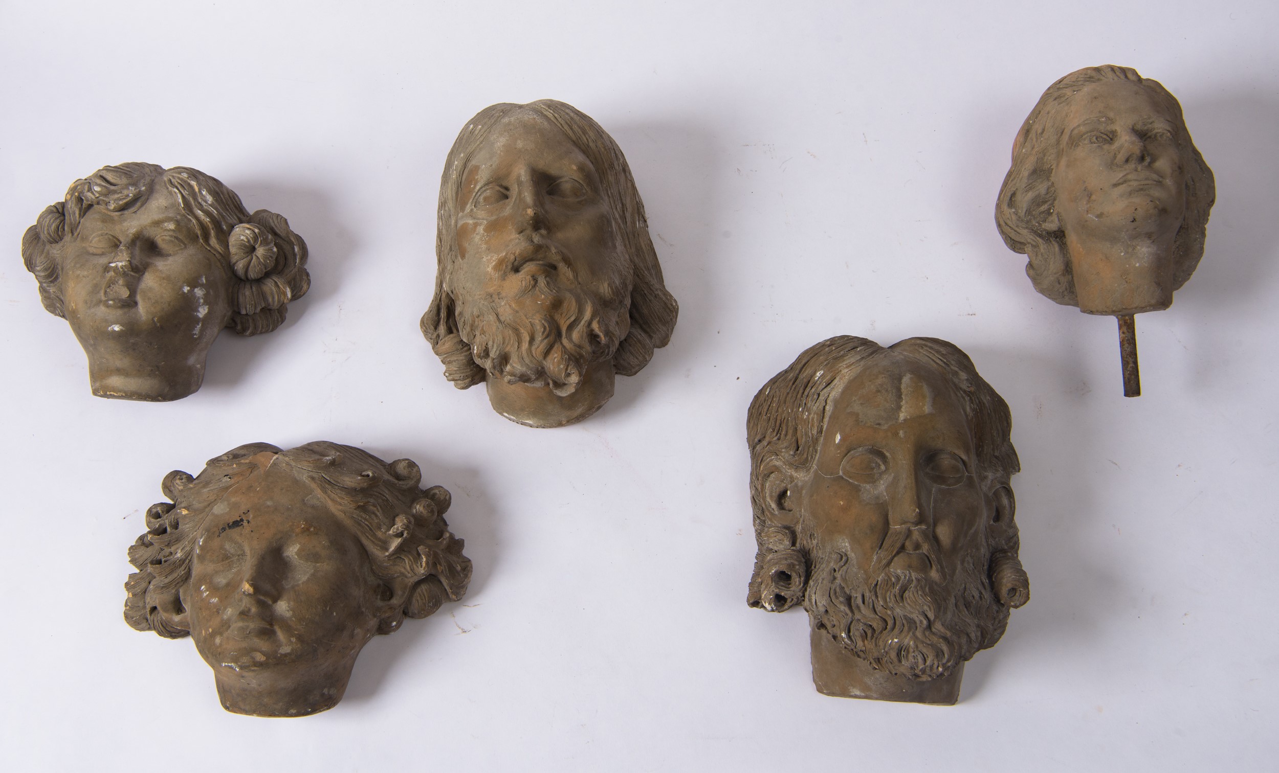 Luigi Quadrani, Gruppo di sette sculture (studi preparatori in terracotta)