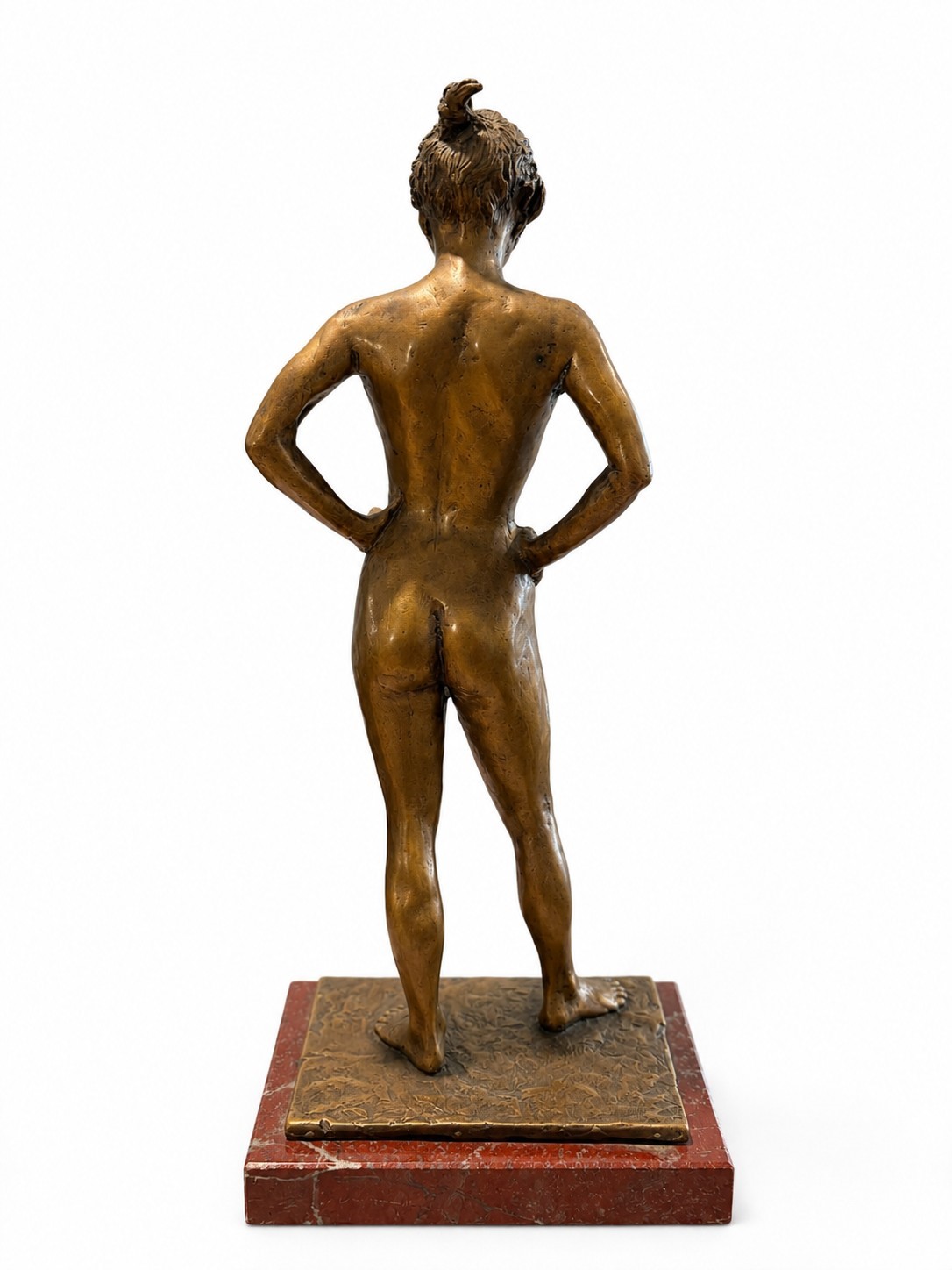 Romano Stefanelli - Nuna in bronzo dorato