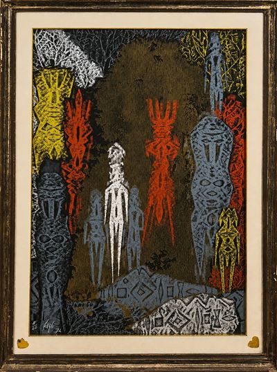 Discesa nello Sceol, litografia (1974)
