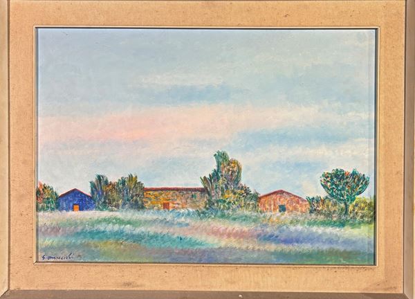 Giovanni Omiccioli - Casa e capanne a Fregene