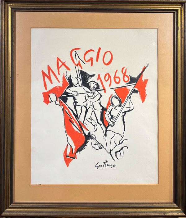 Renato Guttuso - Maggio '68