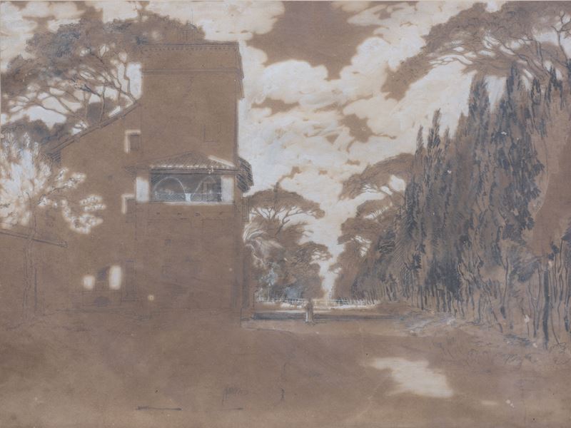 Jean-baptiste Camille Corot - Villa Borghese