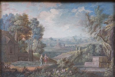 Malvin, Paesaggio con figure