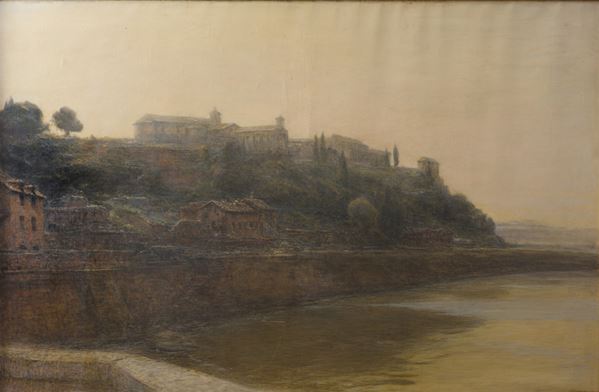 Hans Dall - Il Tevere dall'Aventino