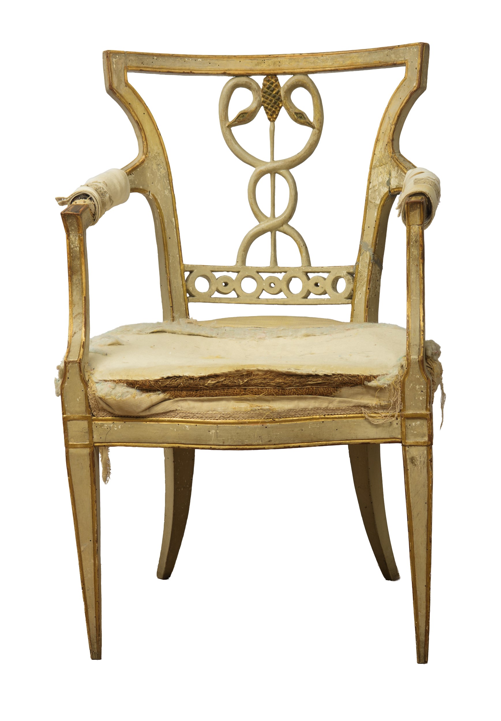 Poltroncine, coppia di poltrone in stile neoclassico (Toscana, fine XVIII secolo)
