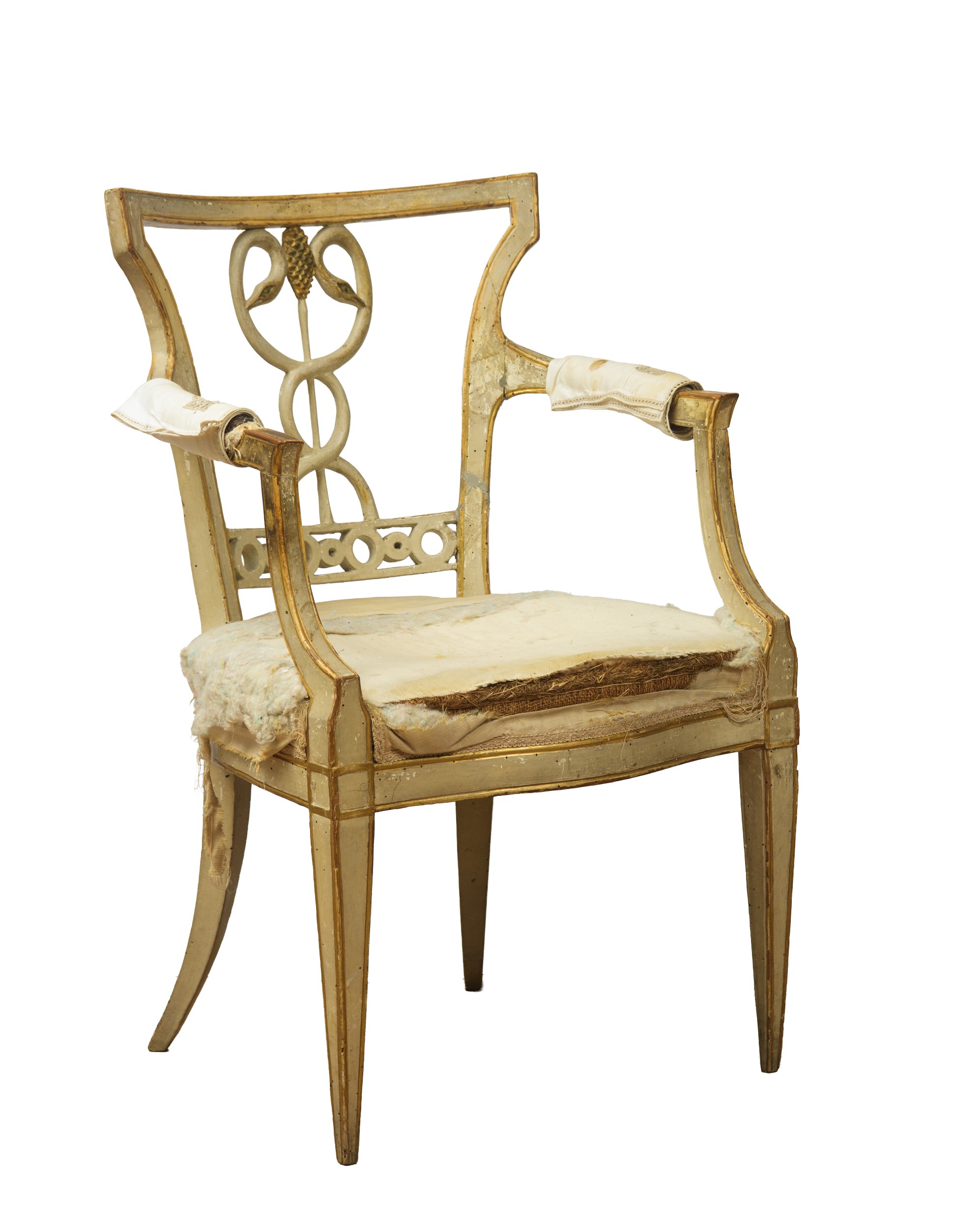 Poltroncine, coppia di poltrone in stile neoclassico (Toscana, fine XVIII secolo)