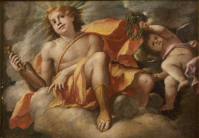 Apollo, olio su tela