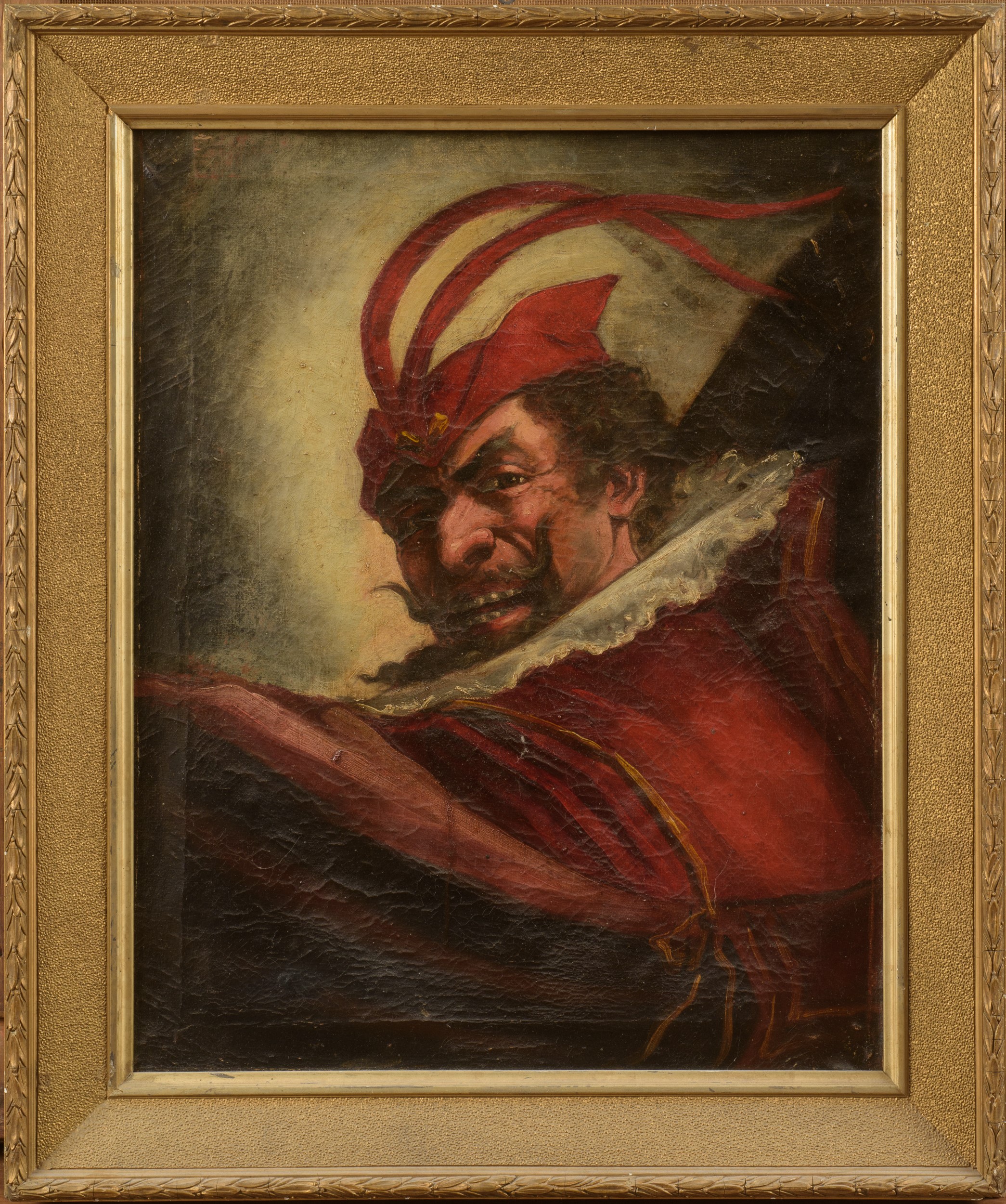 Benito Belli - Due ritratti di Mefistofele, olio su tela