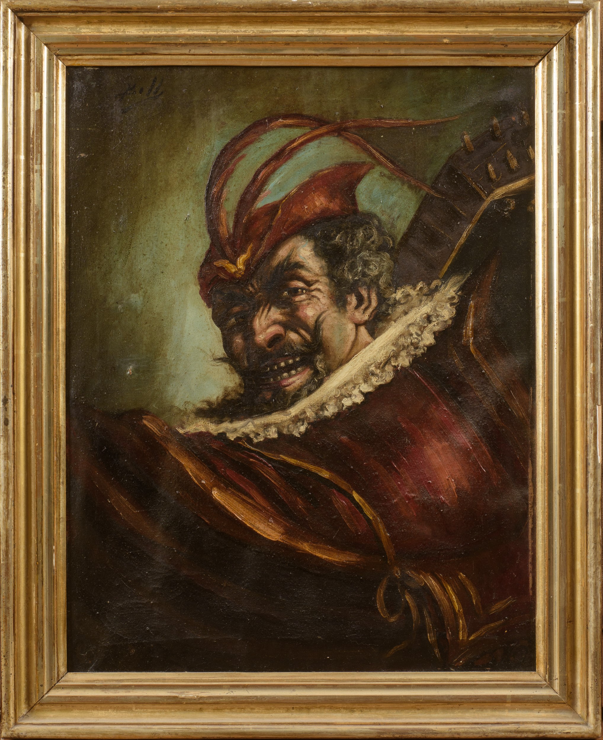 Benito Belli - Due ritratti di Mefistofele, olio su tela