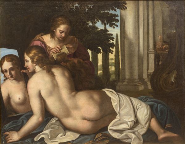 Giovanni  VENANZI - Betsabea al bagno